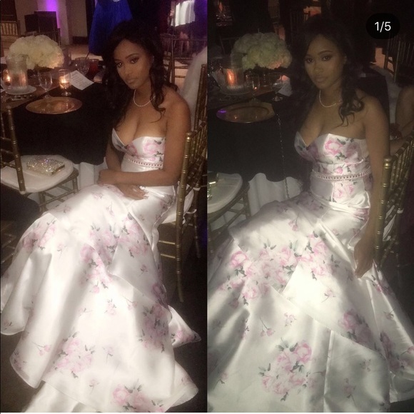 madison james floral prom dress - Picture 2 of 5